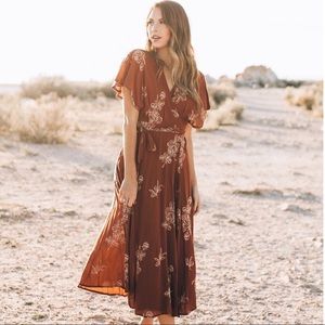 Embroidered Wrap Dress from Piper and Scoot